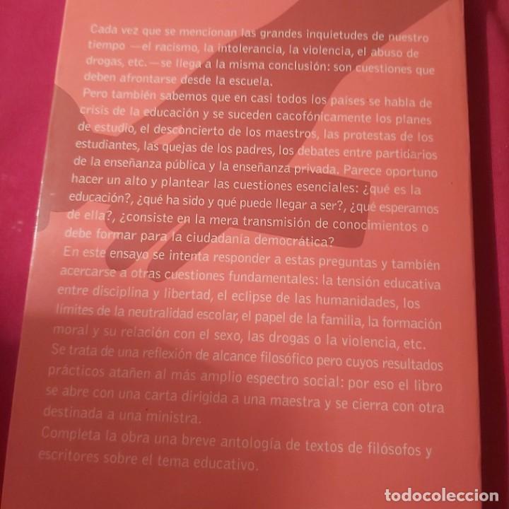 Libros de segunda mano: Fernando Savater. El valor de educar. Ariel 2007 - Foto 2