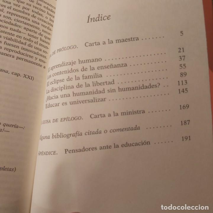 Libros de segunda mano: Fernando Savater. El valor de educar. Ariel 2007 - Foto 3
