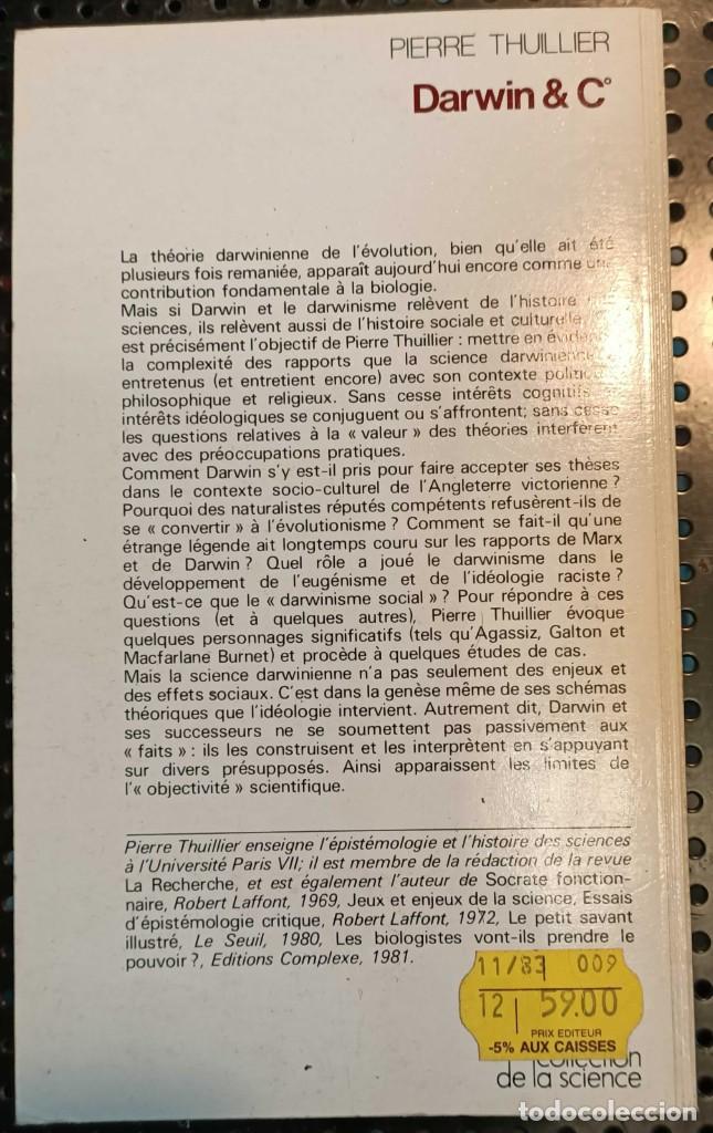 Libros de segunda mano: Libro: Darwin & C&ordm;, Pierre Thullier, 1981, MUY RARO - Foto 3