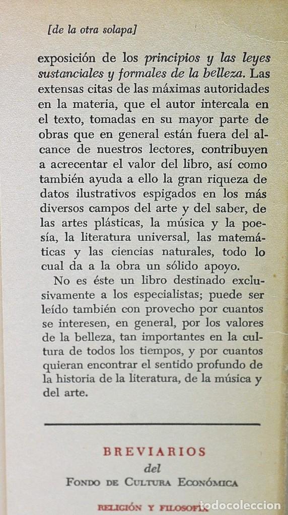 Libros de segunda mano: Est&eacute;tica. Friedrich Kainz - Foto 3