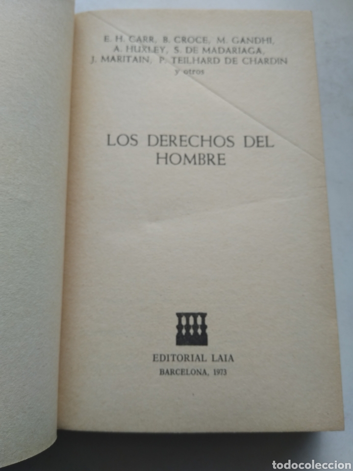Libros de segunda mano: LOS DERECHOS DEL HOMBRE/VV.AA. - Foto 2