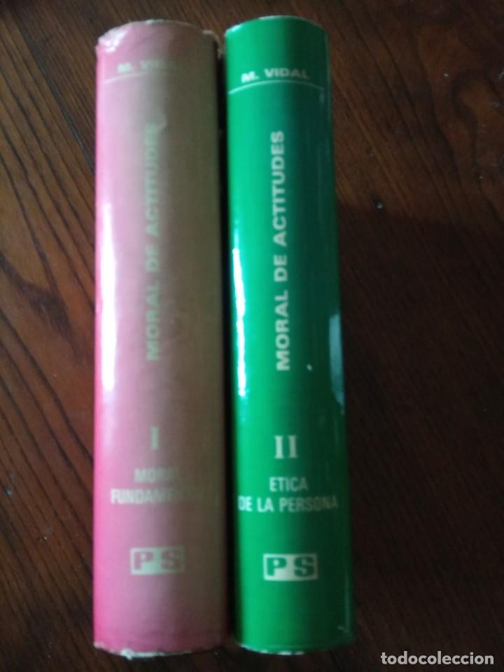 Libros de segunda mano: MORAL DE ACTITUDES - MARCIANO VIDAL.2 TOMOS. - Foto 1