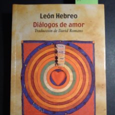 Libros de segunda mano: DIÁLOGOS DE AMOR - LEÓN HEBREO. Lote 381267909