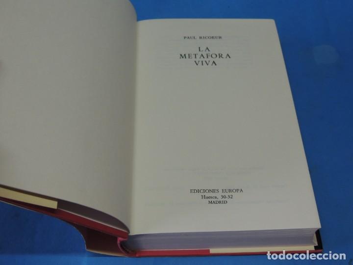 Libros de segunda mano: LA METAFORA VIVA.- PAUL RICOEUR - Foto 2