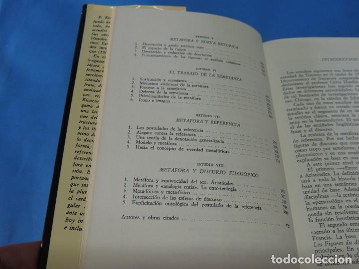 Libros de segunda mano: LA METAFORA VIVA.- PAUL RICOEUR - Foto 6
