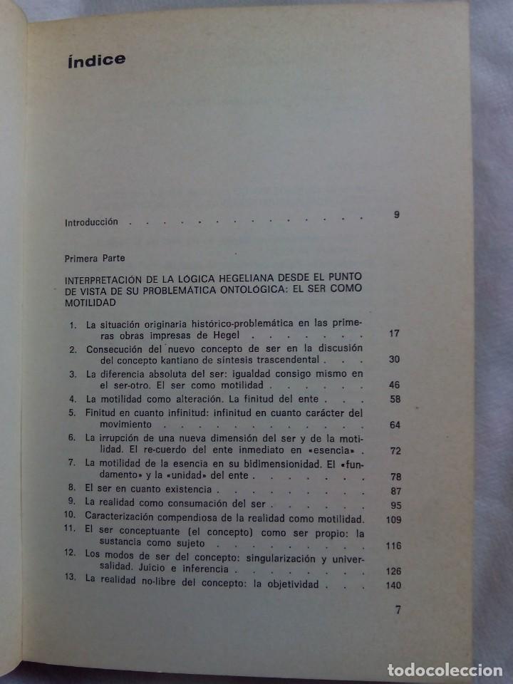 Libros de segunda mano: ONTOLOG&Iacute;A DE HEGEL / HERBERT MARCUSE - Foto 6