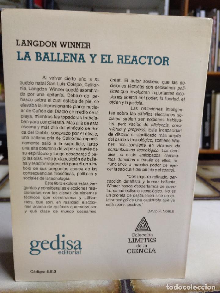 Libros de segunda mano: La ballena y el reactor. Langdon Winner - Foto 2