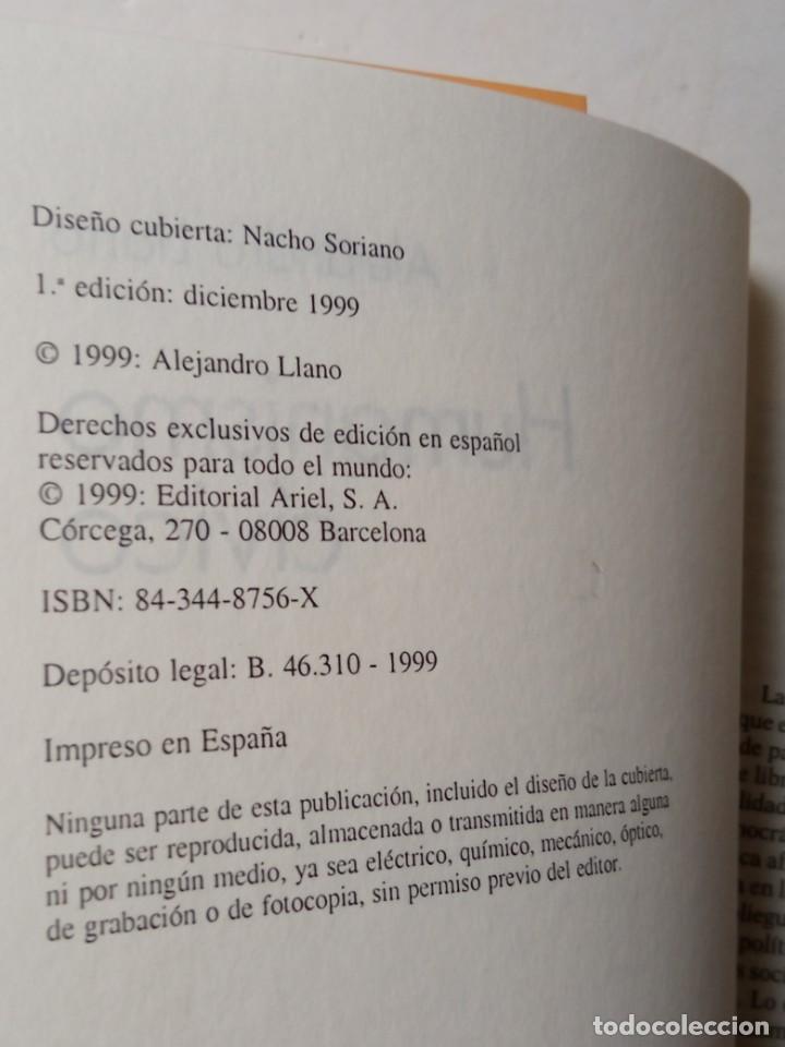 Libros de segunda mano: ALEJANDRO LLANO Humanismo civico - Foto 5