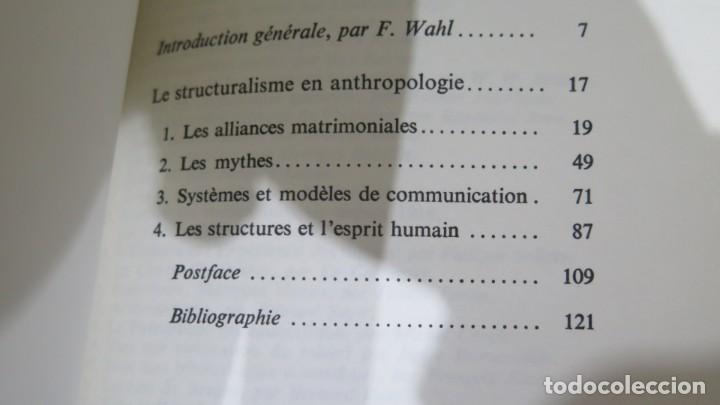 Libros de segunda mano: LE STRUCTURALISME EN ANTHROPOLOGIE. SPERBER - Foto 2