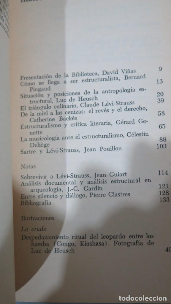 Libros de segunda mano: ESTRUCTURALISMO Y DIALECTICA. STRAUSS - Foto 2