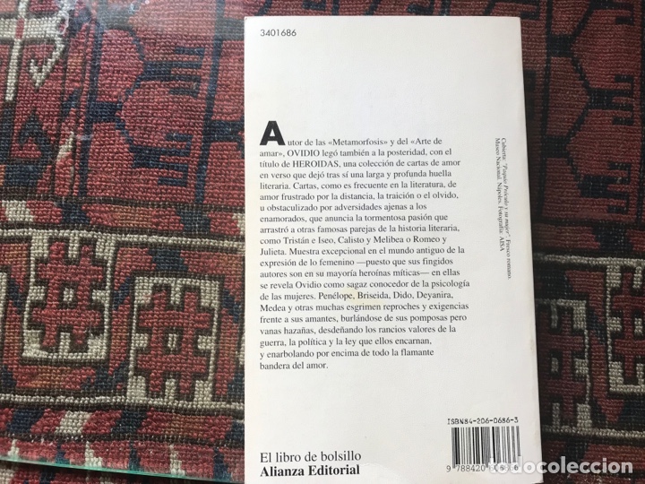 Libros de segunda mano: Heroidas. Ovidio . Alianza editorial - Foto 2
