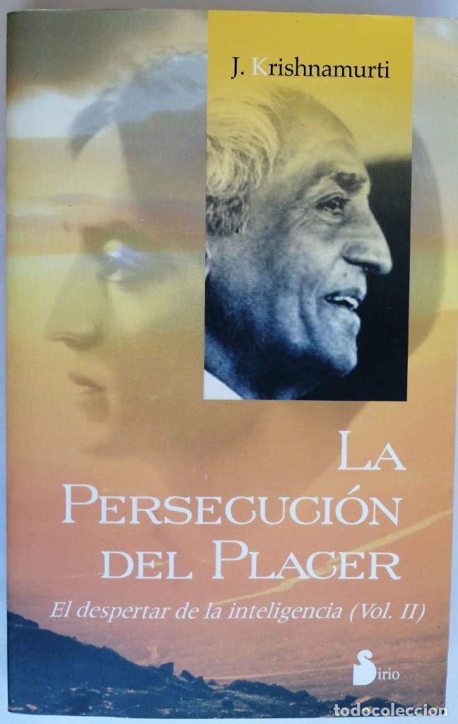 Libros de segunda mano: La persecuci&oacute;n del placer, Krishnamurti, Sirio - Foto 1
