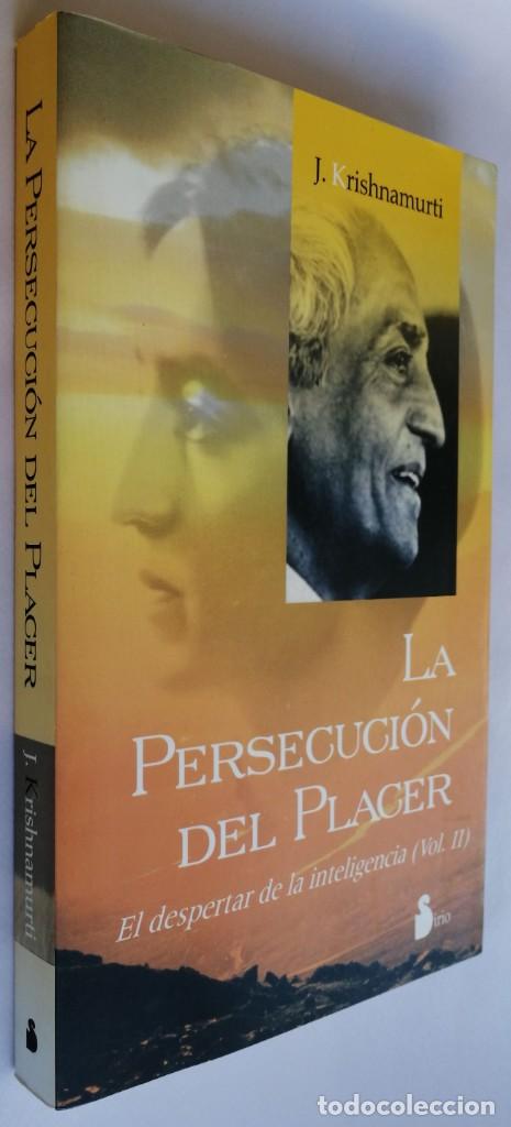 Libros de segunda mano: La persecuci&oacute;n del placer, Krishnamurti, Sirio - Foto 2