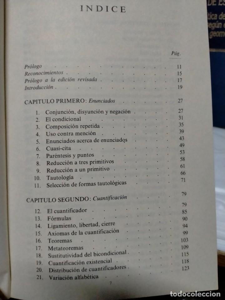 Libros de segunda mano: WILLARD VAN ORMAN .LOGICA MATEM&Aacute;TICA. REVISTA DE OCCIDENTE - Foto 2