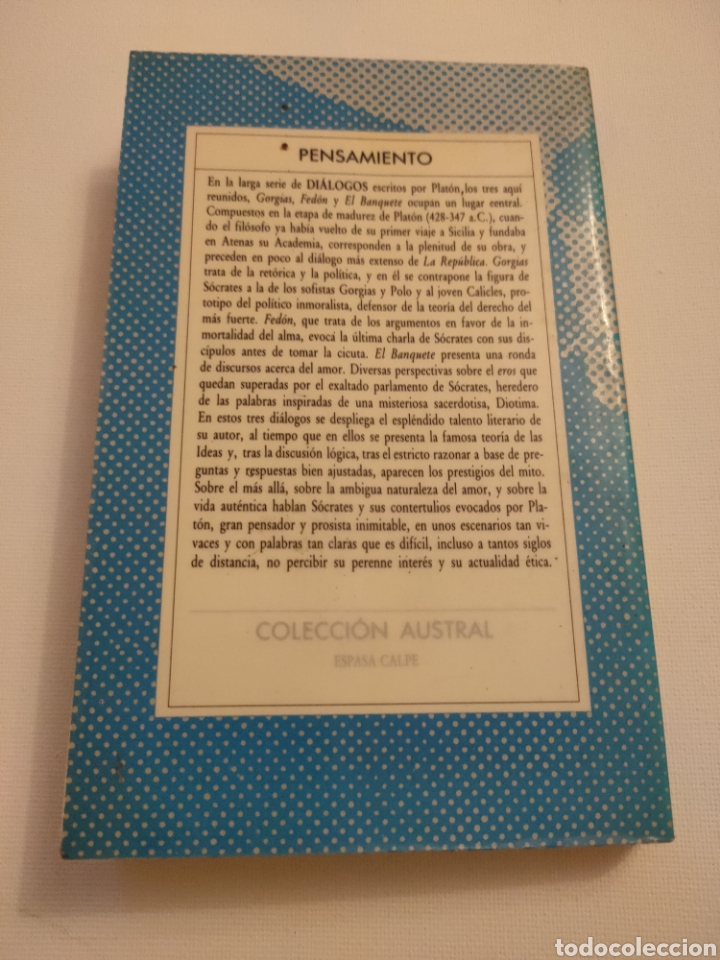 Libros de segunda mano: Di&aacute;logos. Plat&oacute;n. - Foto 5