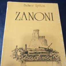 Libros de segunda mano: ZANONI BULWER LYTTON