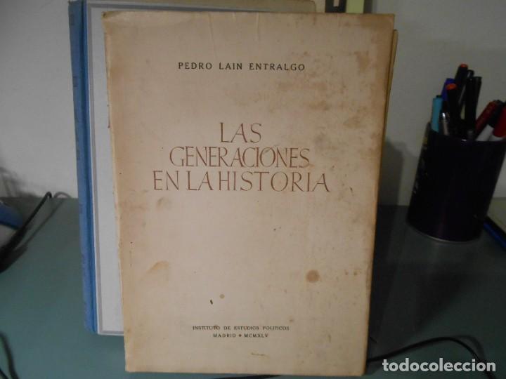 Libros de segunda mano: LAS GENERACIONES EN LA HISTORIA - PEDRO LAIN - Foto 1