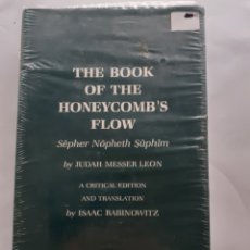 Libros de segunda mano: THE BOOK OF THE HONEYCOMB'S FLOW, JUDAH MESSER LEON, INGLÉS, TRADUCIDO POR ISAAC RABINOWITZ. NUEVO. Lote 267158654