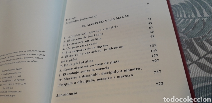 Libros de segunda mano: EL MAESTRO Y LAS MAGAS, ALEJANDRO JODOROWSKY, - Foto 2