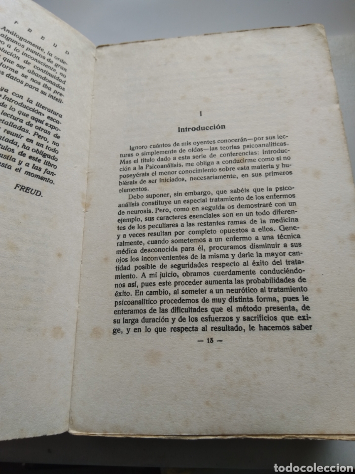 Libros de segunda mano: INTRODUCCI&Oacute;N A LA PSICOANALISIS/S. FREUD - Foto 4