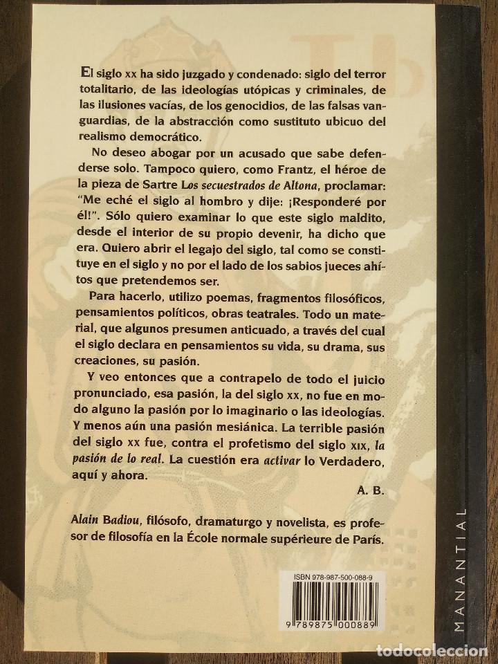 Libros de segunda mano: El siglo. Alain Badiou - Foto 2