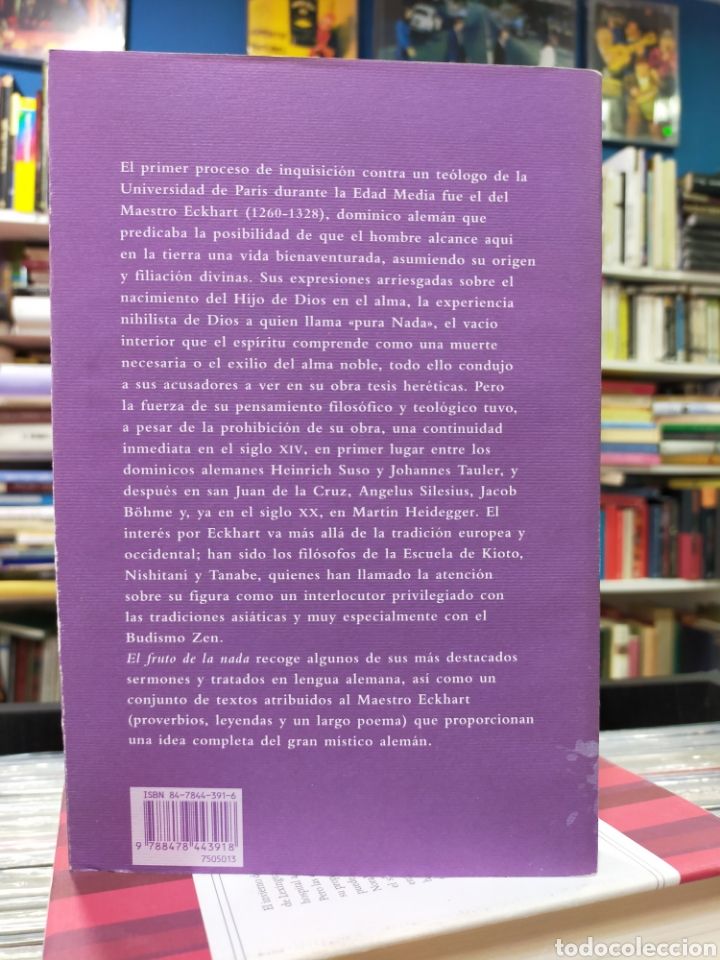Libros de segunda mano: EL FRUTO DE LA NADA - MAESTRO ECKHART - EDICIONES SIRUELA - Foto 3