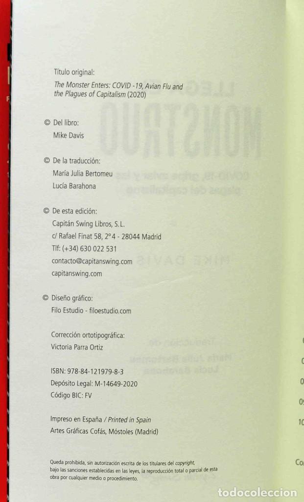 Libros de segunda mano: Llega el monstruo, Mike Davis - Foto 6