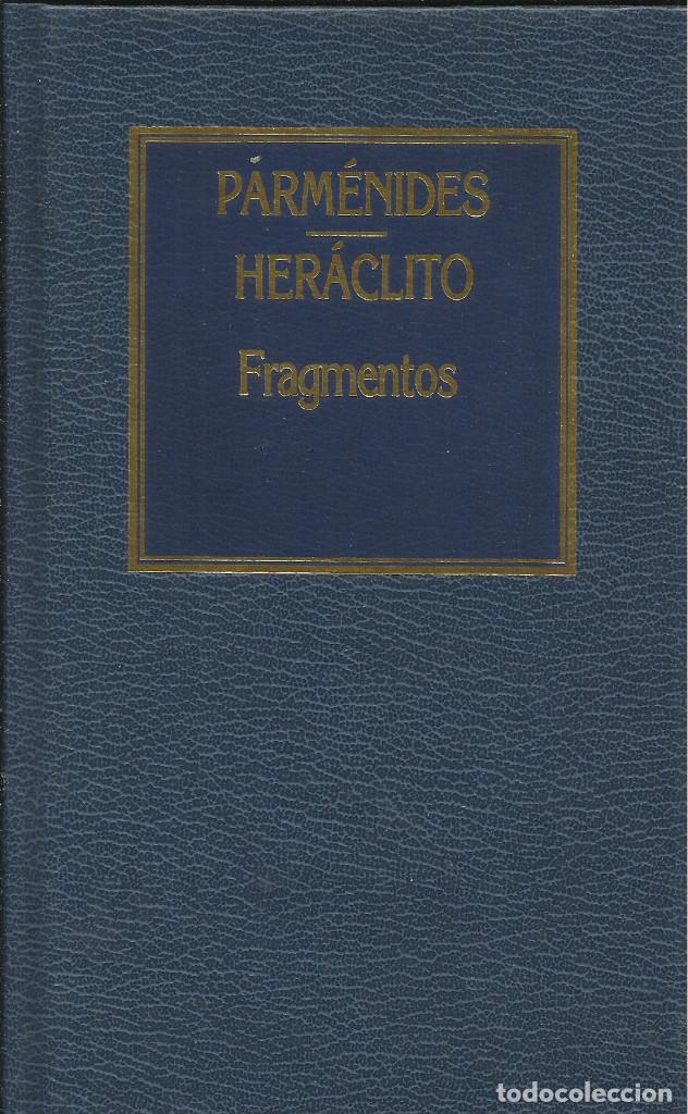 Libros de segunda mano: Fragmentos / Parm&eacute;nides. Her&aacute;clito. - Foto 1