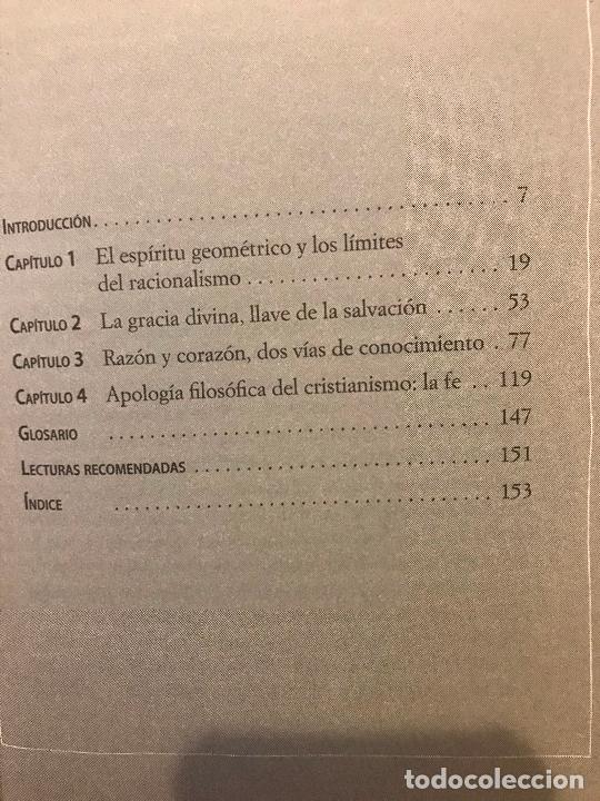 Libros de segunda mano: Pascal. Para alcanzar el conocimiento... Colecci&oacute;n Aprender a pensar. RBA - Foto 3
