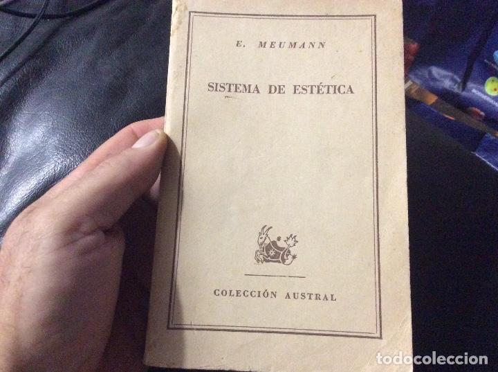 Libros de segunda mano: E. Meumann: Sistema de est&eacute;tica - Foto 1