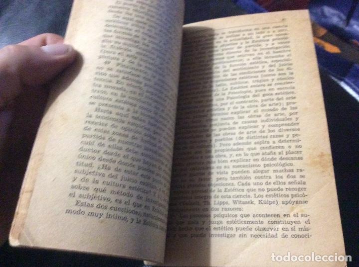 Libros de segunda mano: E. Meumann: Sistema de est&eacute;tica - Foto 3