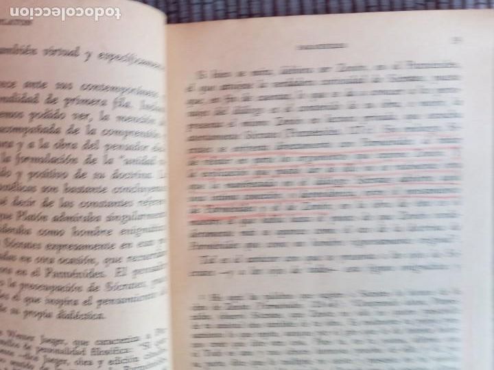 Libros de segunda mano: PARMENIDES. PLATON. AGUILAR 1966. - Foto 5
