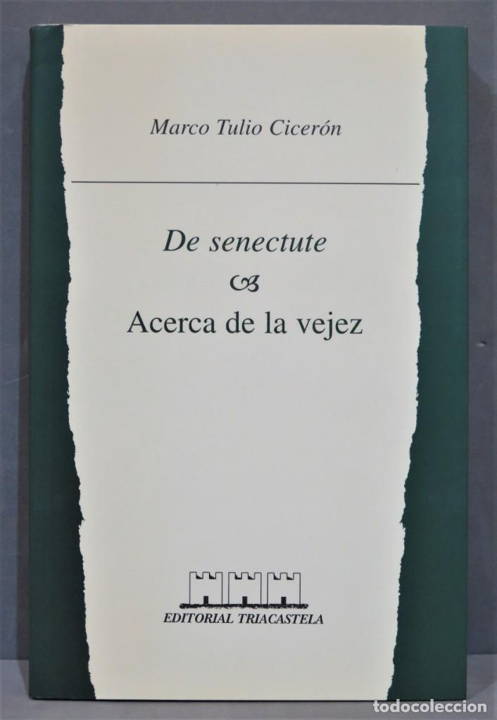 Libros de segunda mano: De Senectute (Acerca de la vejez). CICERON - Foto 1