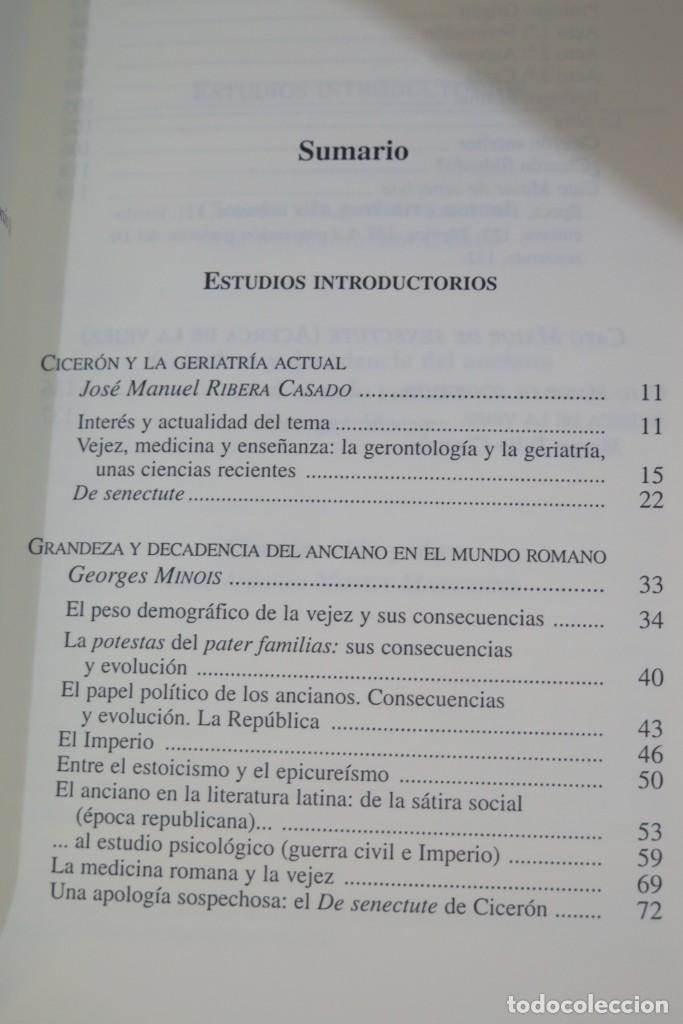 Libros de segunda mano: De Senectute (Acerca de la vejez). CICERON - Foto 2