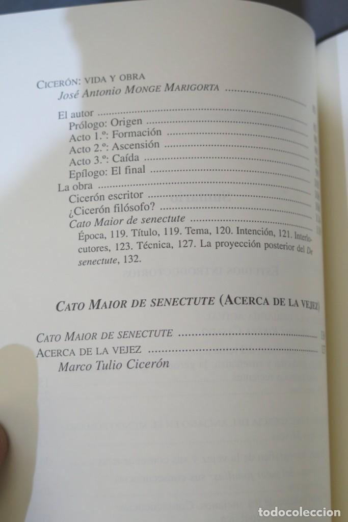 Libros de segunda mano: De Senectute (Acerca de la vejez). CICERON - Foto 3