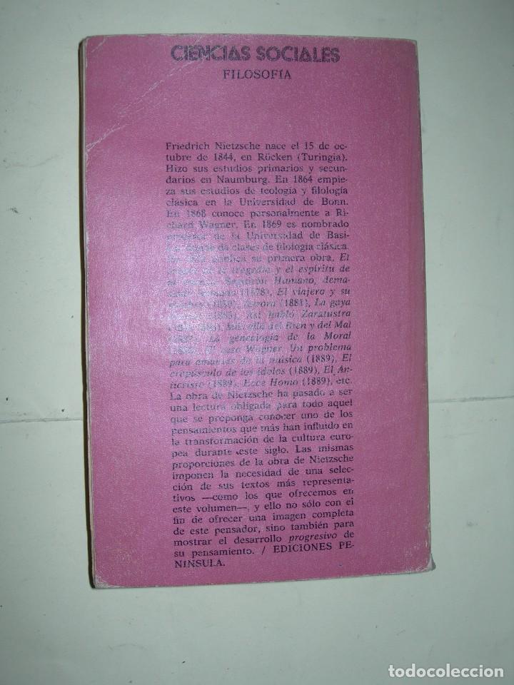 Libros de segunda mano: EN TORNO A LA VOLUNTAD DEL PODER / FRIEDRICH NIETZSCHE - Foto 2
