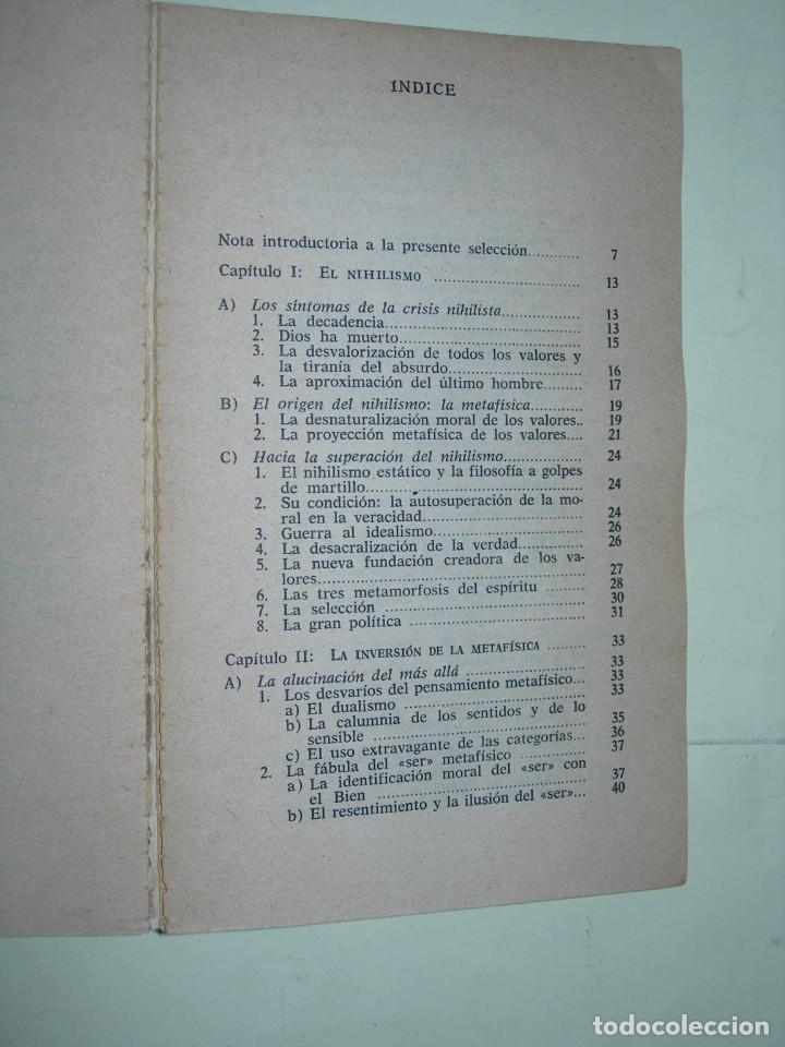 Libros de segunda mano: EN TORNO A LA VOLUNTAD DEL PODER / FRIEDRICH NIETZSCHE - Foto 3