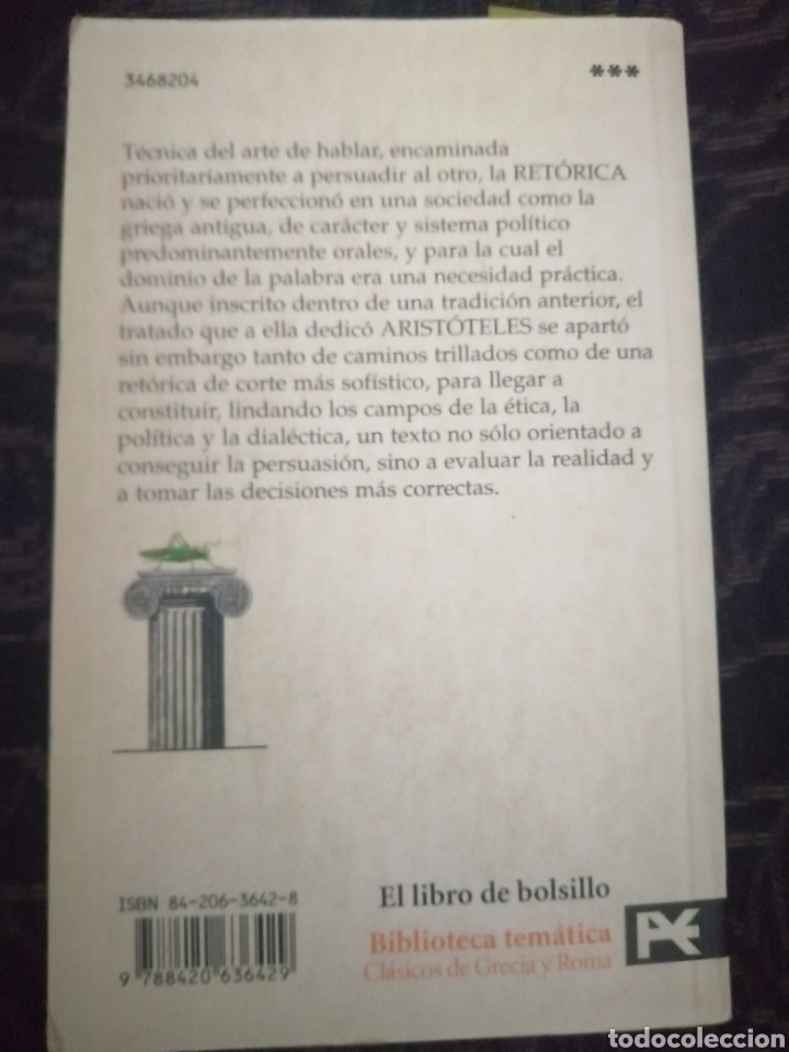 Libros de segunda mano: RETORICA ARISTOTELES - Foto 2