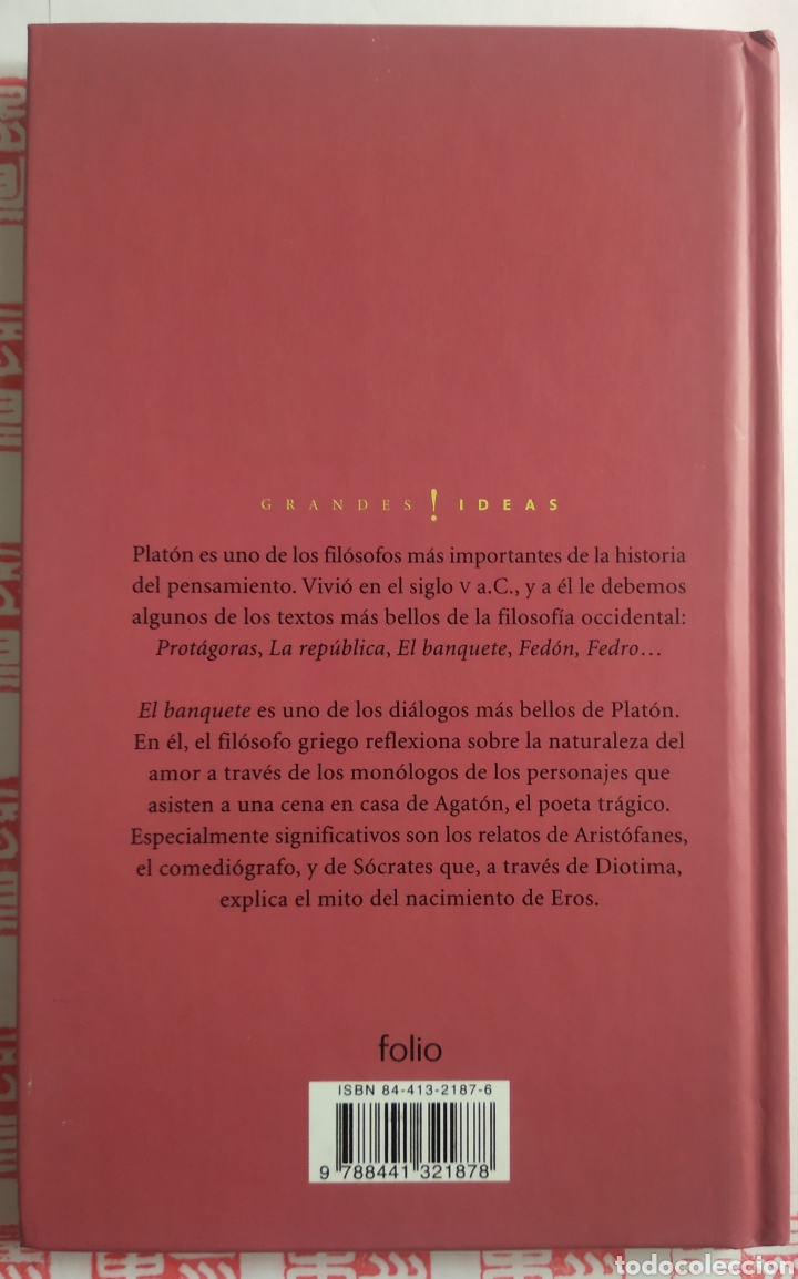 Libros de segunda mano: El banquete. Plat&oacute;n - Foto 2