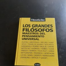 Libros de segunda mano: LOS GRANDES FILÓSOFOS. Lote 284310473