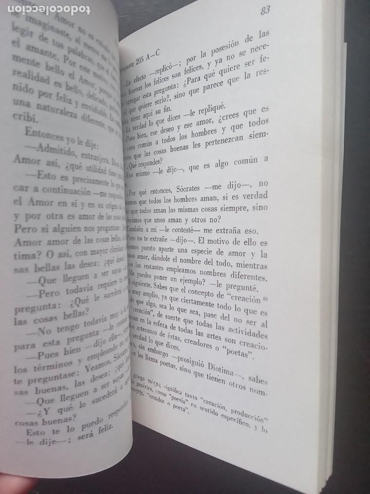 Libros de segunda mano: Platon. El Banquete, Fed&oacute;n y Fedro. - Foto 4