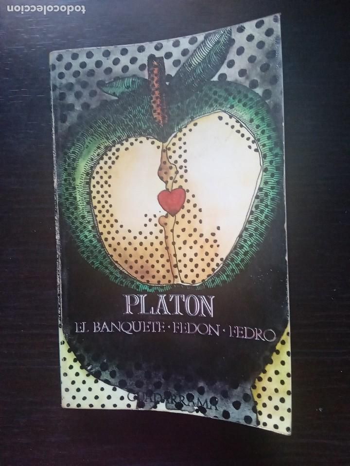 Libros de segunda mano: Platon. El Banquete, Fed&oacute;n y Fedro. - Foto 1