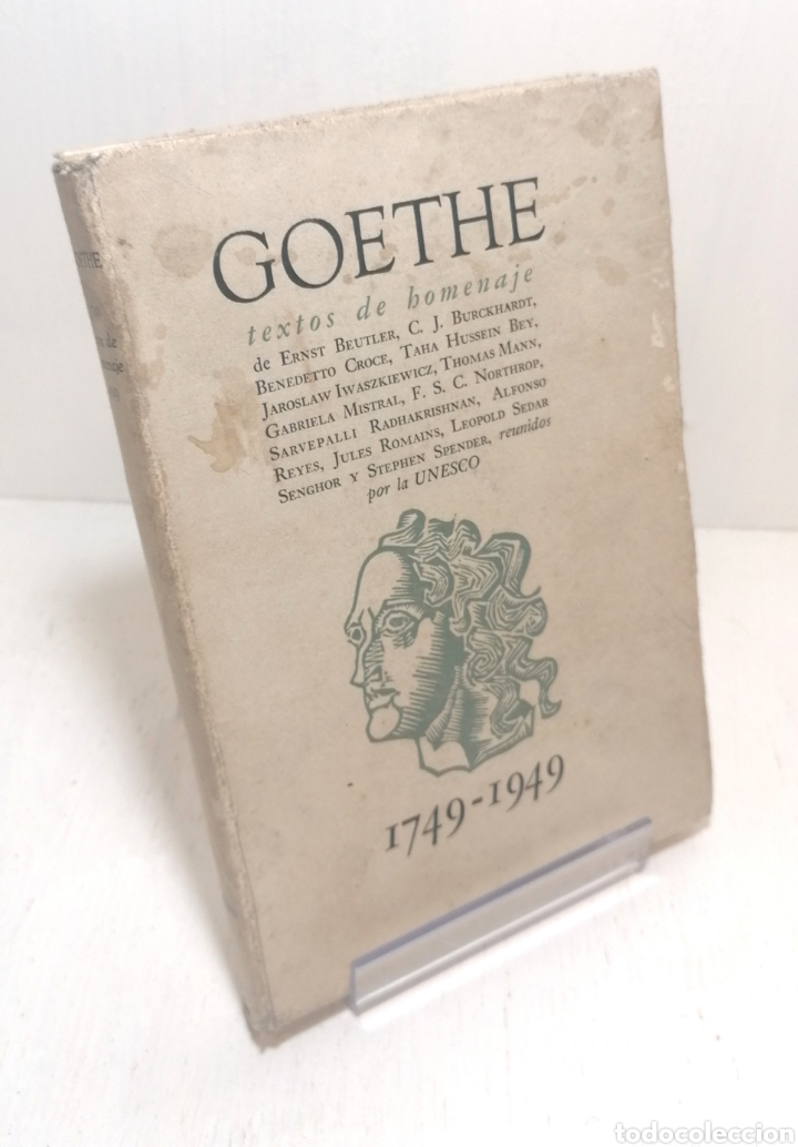Libros de segunda mano: Libro: &rdquo;Goethe textos de homenaje&rdquo; 1749-1949 - Foto 1