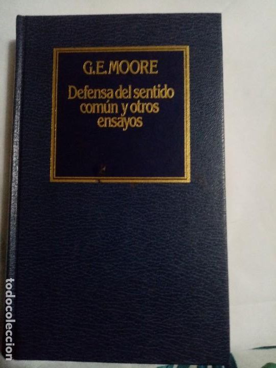 Libros de segunda mano: G.E. Moore Defensa del sentido com&uacute;n y otros ensayos - Foto 1