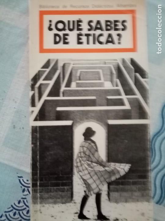 Libros de segunda mano: &iquest;Qu&eacute; sabes de &eacute;tica? - Foto 1