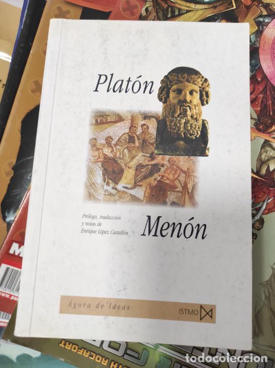 Libros de segunda mano: MENON - PLATON / AGORA DE IDEAS - Foto 1