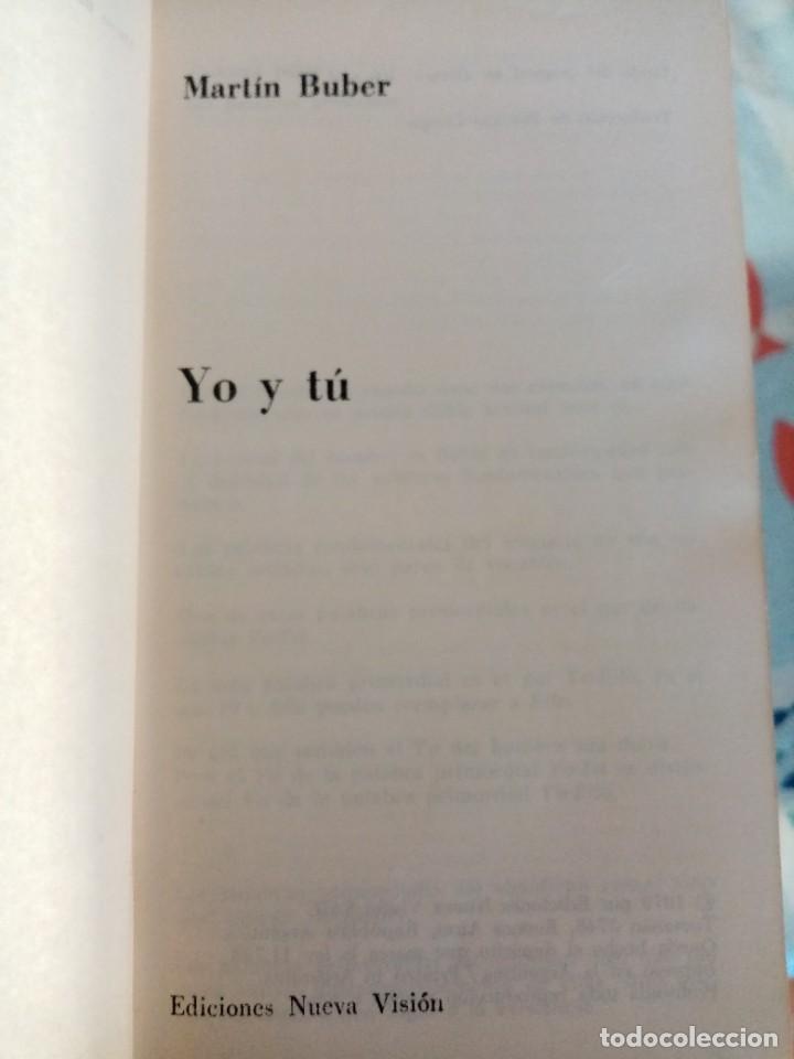 Libros de segunda mano: Yo y T&uacute; de Martin Buber Ediciones Nueva Visi&oacute;n - Foto 1