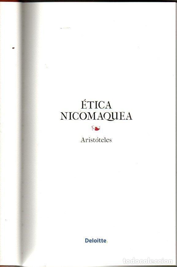 Libros de segunda mano: ETICA NICOMAQUEA. - ARISTOTELES.