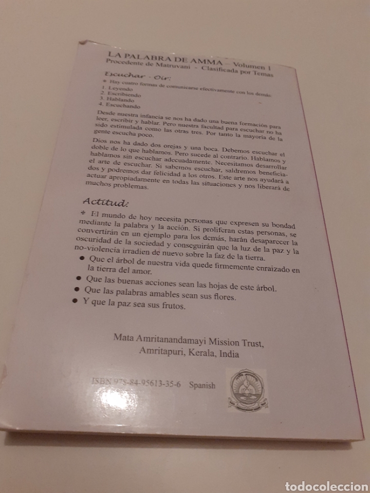 Libros de segunda mano: Palabra de Amma, Vol. 1, 2008 - Foto 9