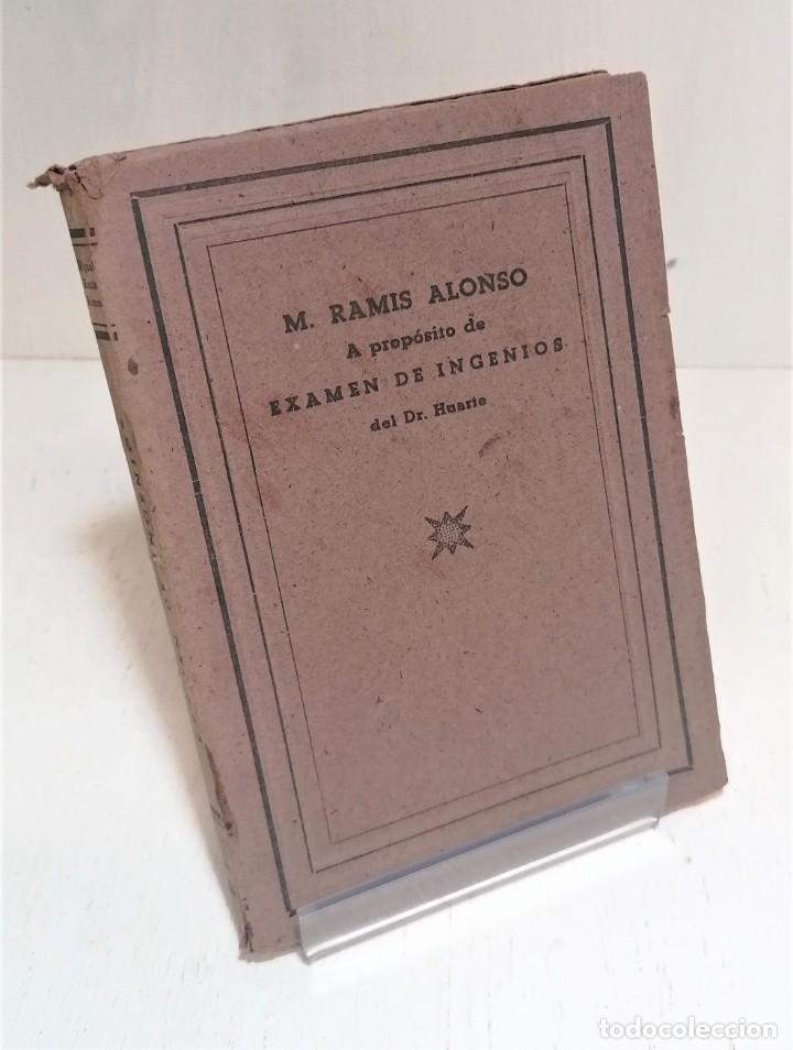 Libros de segunda mano: Libro: &rdquo;Examen de ingenios&rdquo; de M Ramis Alonso - Foto 1